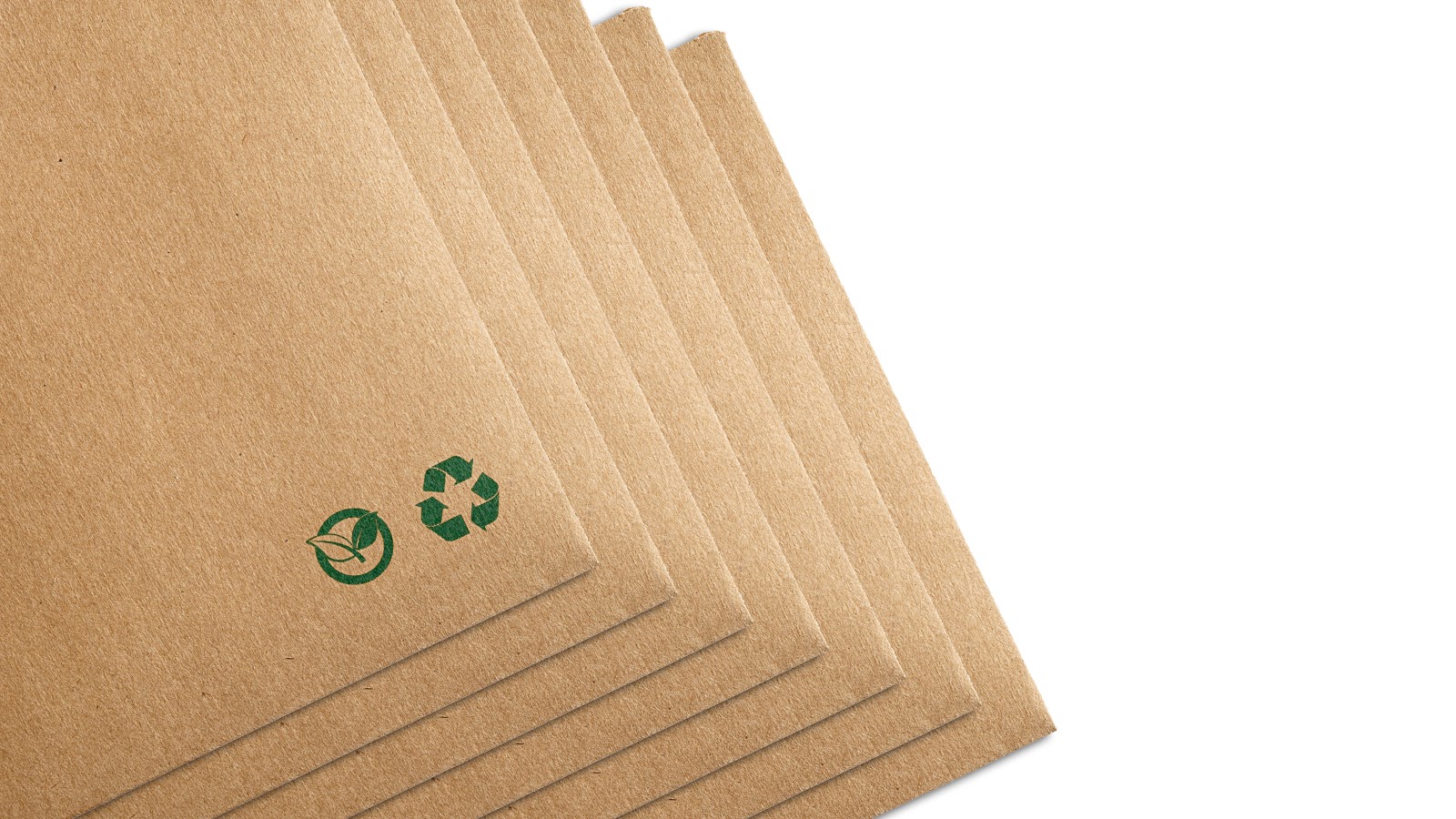Recycled envelopes with green sustainability icons.jpg